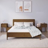 vidaXL Noptiere, 2 buc., maro miere, 79,5x38x65,5 cm lemn masiv de pin