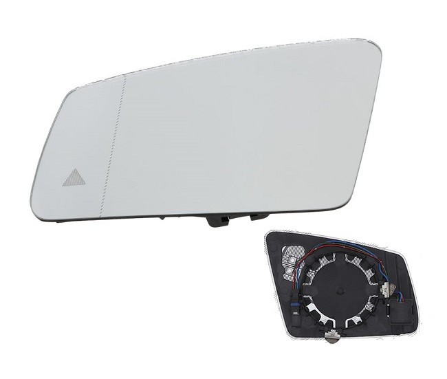 Geam oglinda exterioara Mercedes Clasa A (W176) 12-18, B (W246) 11-14/14-19, C (W204) 09-, CLA (C117) 13-, E (W212) Sedan/Combi 09-, E (C207) Coupe/C