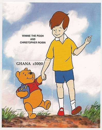 Ghana 1996 Winnie The Pooh, Cartoon, Disney, perf.sheet, MNH AD.006