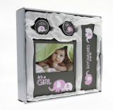Rama foto baby evan 10x15, set cutiuta suvita dintisor, certificat, cutie eleganta culoare roz MultiMark GlobalProd, ProCart