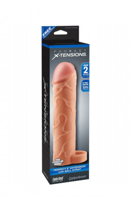 Fantasy X-tensions Perfect 2 inch Extension With Ball Strap 19 cm foto