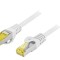 Patch cord LANBERG RJ45 S/FTP Cat 6a LSZH 20m gri