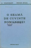 O seama de cuvinte romanesti - 1976 - G. I. Tohaneanu (O56)