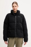 Columbia geaca Puffect Sherpa femei, culoarea negru, de iarna, oversize, 2089231