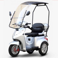 Tricicleta electrica cu cabina NCX Trimax 1000w 60V argintiu