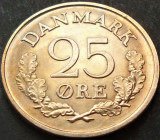 Cumpara ieftin Moneda 25 ORE - DANEMARCA, anul 1961 *cod 1302 = UNC DIN FASIC, Europa