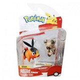 Set Figurine articulate Pokemon S2, Tepig si Rockruff