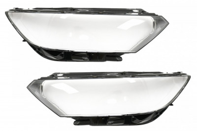 Set 2 sticle faruri pentru Volkswagen Passat B8 (2015 - 2019) pentru farurile cu bec halogen H7 - HV008 foto