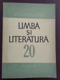Revista Limba și literatura - Volumul XX (20) - 1969