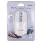 Mouse optic wireless USB alb/argintiu 4 butoane 10m
