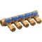 Distribuitor pentru retea calorifere, 5 robineti, coloana 3/4, iesire 16 mm