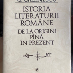 ISTORIA LITERATURII ROMANE DE LA ORIGINI PINA IN PREZENT -G. CALINESCU 1985