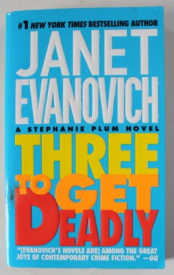 THREE TO GET DEADLY by JANET EVANOVICH , 1998 foto
