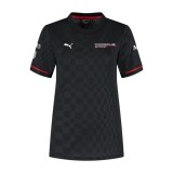 Porsche Motorsport tricou de dama official Teamline Replica black 2025 - M, Puma