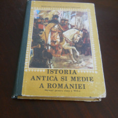 ISTORIA ANTICA SI MEDIE A ROMANIEI-Manual pt cls VIII-a 1986 Hadrian Daicoviciu