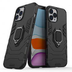 Husa pentru iPhone 12 Pro Max, Techsuit Silicone Shield, Black