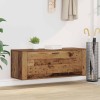 VidaXL Dulap pentru pantofi Lemn vechi 100 x 35 x 38 cm Lemn compozit 881018