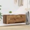 vidaXL Dulap pentru pantofi Lemn vechi 100 x 35 x 38 cm Lemn compozit 881018