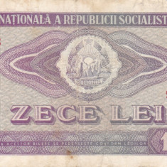 ROMANIA 10 lei 1966 VF!!!