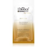 L&rsquo;biotica DermoMask Night Active masca cu efect de lifting si fermitate cu aur de 24 de karate 12 ml