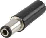 Mufa Alimentare DC Tata 2.1x5.5mm cu Protectie Cablu, Lungime 9.5mm, Montare Lipire