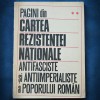 Cartea Rezistentei Nationale Antifasciste si Antiimperialiste. Istorie Romania