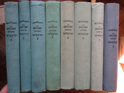 Goncearov - OPERE COMPLETE 8 volume cartonate, romane, nuvele, amintiri scrisori foto