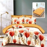 LENJERIE FINET 6 PIESE CU HUSĂ &ndash; 160&times;200 ȘI 180&times;200 (HF6P203) - 160x200
