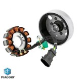 Magnetou (stator aprindere) complet original Aprilia Scarabeo &ndash; Vespa LX - Primavera - S - Sprint 4T 4V AC 50cc