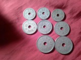 8 Monede 20 , 10 si 5 Bani 1906 cu si fara J ; 5 si 10 Bani 1905 ,cal.Buna