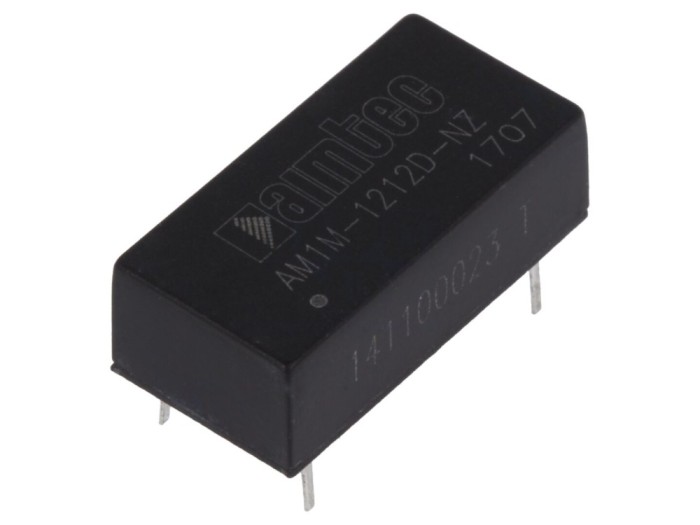 Convertor DC/DC 1W 12V/-12V