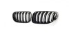 Grile Duble Negru Lucios M Design BMW E92 E93 Facelift 2010-2012