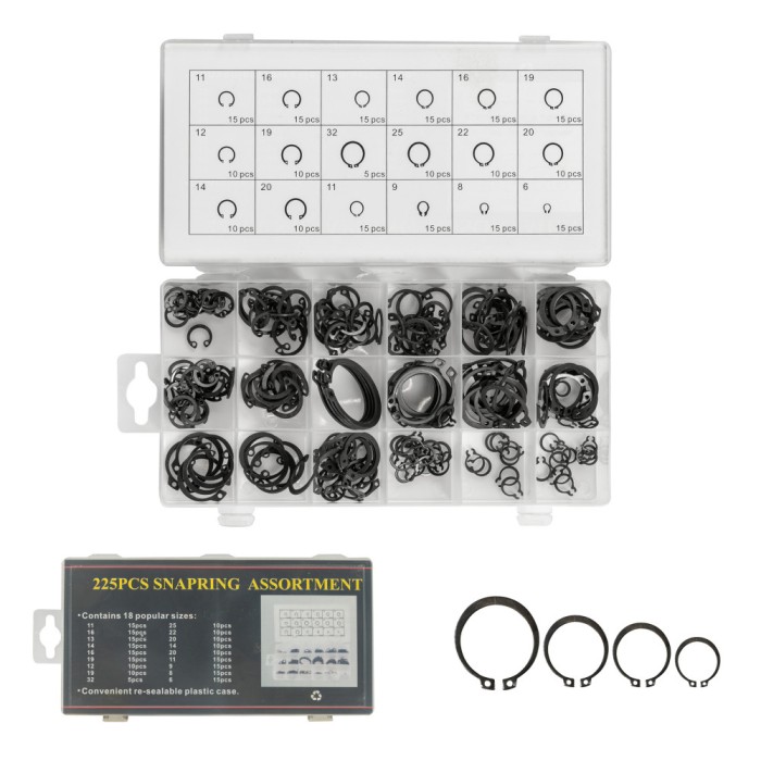 Trusa inele de siguranta 225pcs FarmGarden AgroTrade