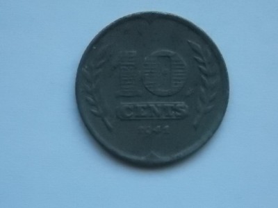 10 CENTS 1941 OLANDA foto