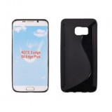 Husa Silicon S-Line Neagra Samsung Galaxy S6 Edge+ G928 Protectie Premium