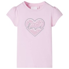 Tricou pentru copii, roz deschis, 140 10488