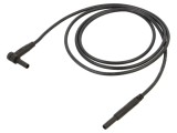 Cablu de măsurare 10A izolat 600V 1m negru