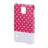 Carcasa Lovely Dots Samsung Galaxy S5 Hama, Roz/Alb, Plastic