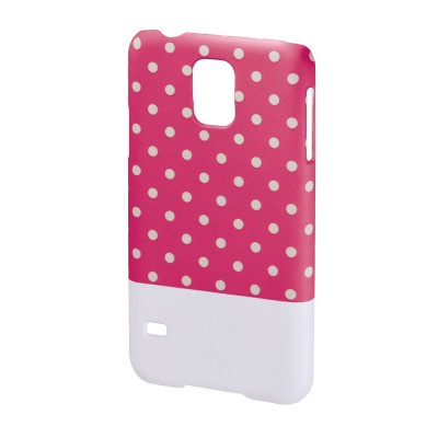 Carcasa Lovely Dots Samsung Galaxy S5 Hama, Roz/Alb foto