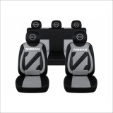 Set Huse Scaune Universale Nero Gri Personalizate cu Nissan Nou