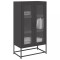 Gossi dulap inalt, negru, 68x39x123 cm, otel