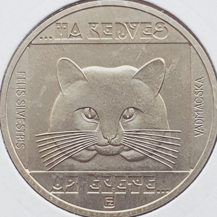 2813 Ungaria 100 Forint 1985 Wildlife Preservation - Wildcat km 646