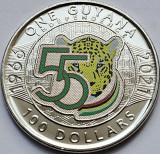 100 Dollars 2021 Guyana, 55 Years of Independence, unc, km#64