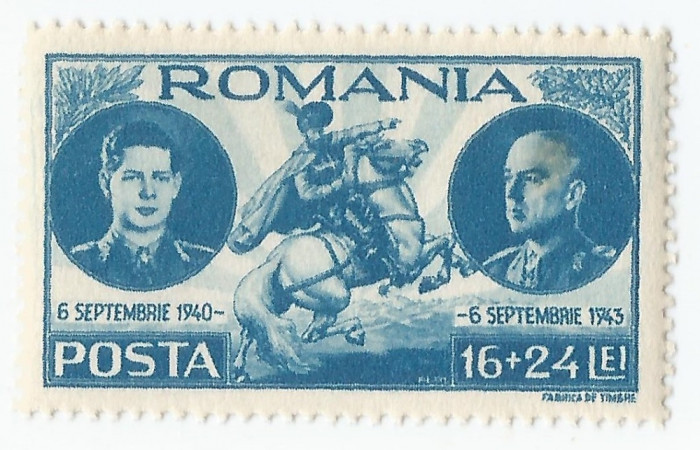 |Romania, LP 155 I/1943, Mihai I - 3 ani de domnie, MNH