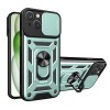 Husa iPhone 15 Plus protectie camera Techsuit CamShield Series, verde