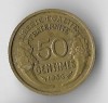 Moneda 50 centimes 1936 - Franta, Europa, Bronz-Aluminiu