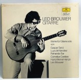 Leo Brouwer - Lucrari pentru Chitara [ vinil, LP ] nm / vg+ Deutsche Gr., Germania