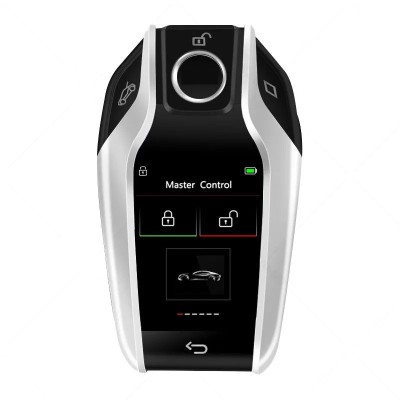 Cheie Smart Key Auto dedicata BMW, LCD , Argintie foto