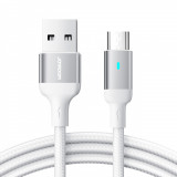 Cablu USB Joyroom - Micro USB 2.4A Pentru &icirc;ncărcare Rapidă și Transfer De Date 2 M Alb (S-UM018A10) S-UM018A102W