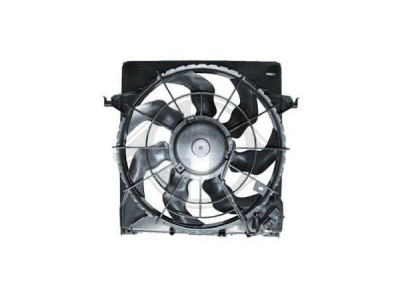 GMV radiator electroventilator Hyundai Elantra 2006-2011 motor 1, 6 CRDi 118kw diesel, cu AC cu 3 pini, 180W, 420 mm, cu pre-rezistor, foto